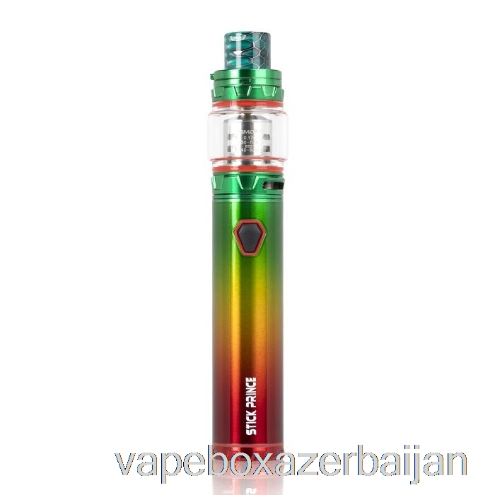Vape Smoke SMOK Stick Prince Kit - Pen-Style TFV12 Prince Green Rasta